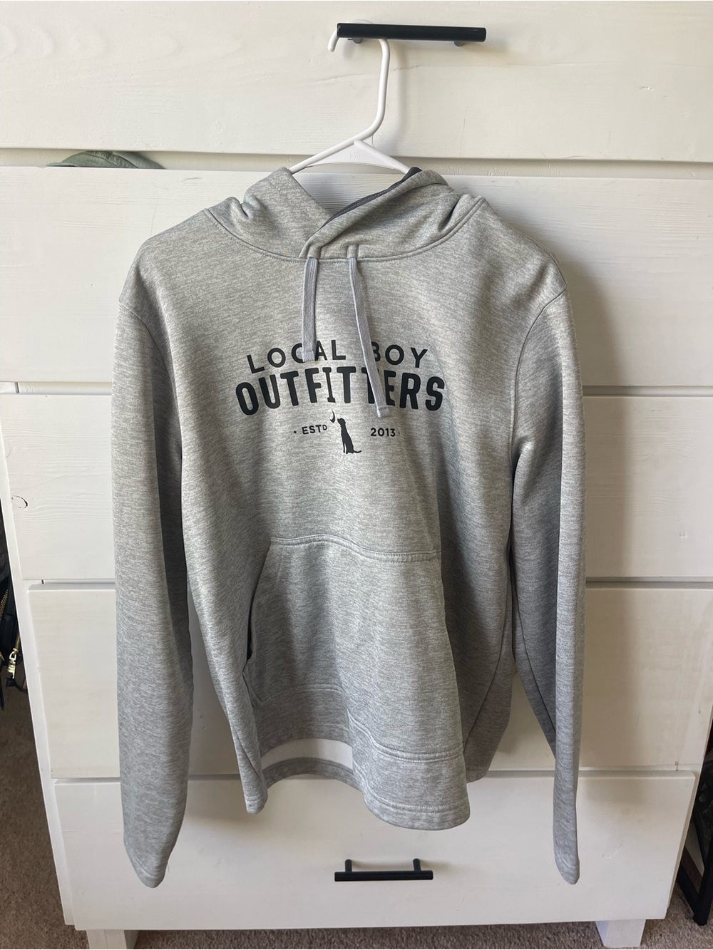Gray Pullover Hoodie - Men